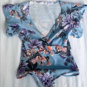 COPY - Total blue bodysuit top